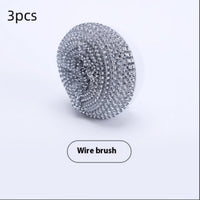 Wire ball brush head  3pcs